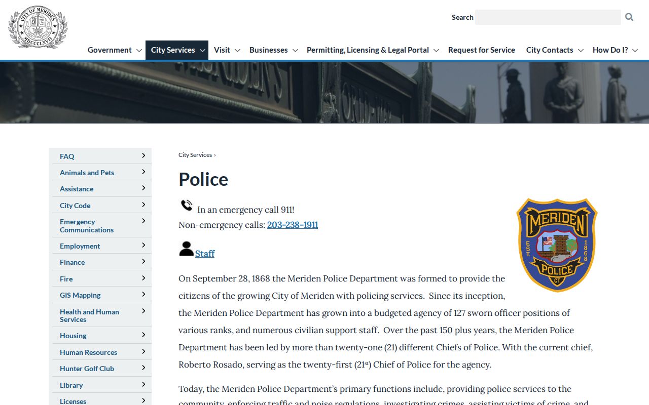 Meriden outstanding warrants police department and tip channel context